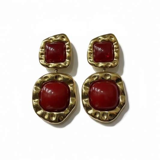 Orecchini Donna Shelly Acciaio Resina Colorata Pendenti TAT-ORSHSTEELPENDT-01