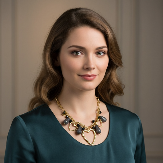 Collana Donna Shelly Acciaio Charms Resina Grigia Contemporanea SH-CL-11090750