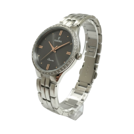 Orologio Donna Festina F20218/2 Acciaio Quarzo 30mm 5ATM Impermeabile