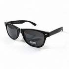 Occhiali da Sole Unisex Neri Wayfarer UV400 Classici Borchie Laterali