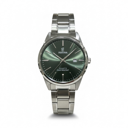 Orologio Uomo Festina F20530 Acciaio Quarzo Quadrante Verde 43mm 5ATM