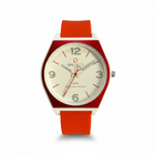 Orologio Unisex Opsobjects SHAPE Resina Silicone Bianco 43mm 5ATM