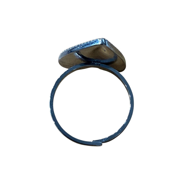 Anello Donna Shelly Acciaio Cuore Strass Misura Regolabile