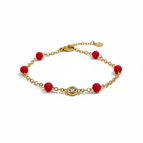 Rose Gold quadrante rosso