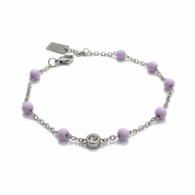 Bracciale Donna Superga Morellato Acciaio Silicone Cristallo 16+3cm SAXR