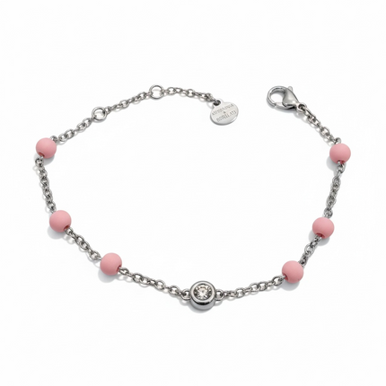 Bracciale Donna Superga Morellato Acciaio Silicone Cristallo 16+3cm SAXR