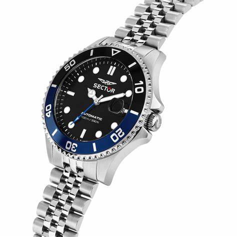 Orologio Uomo Sector 230 Automatico Acciaio Diver Lunetta Girevole 100M