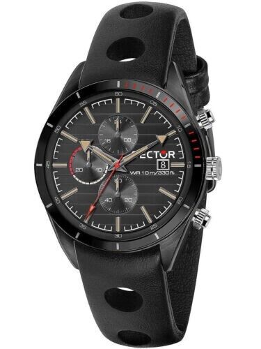 Orologio Cronografo Sportivo Sector 770 pelle nero uomo R3271616002