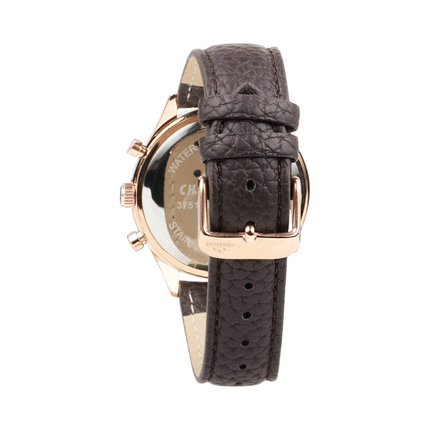 Orologio Uomo Chronostar Acciaio PVD Oro Pelle 47x40mm R3751269001