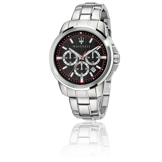 Orologio Maserati Uomo Successo Chronograph Acciaio Nero R8873621009