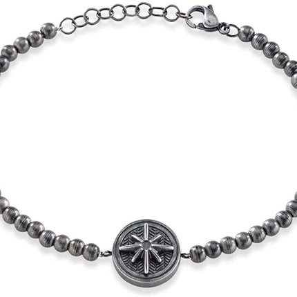 Bracciale Uomo Sector Acciaio Inox Sfere Vintage Saih19