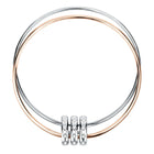 Bracciale Donna Morellato Cerchi SAKM83 Acciaio Bicolore Cristalli Rigido