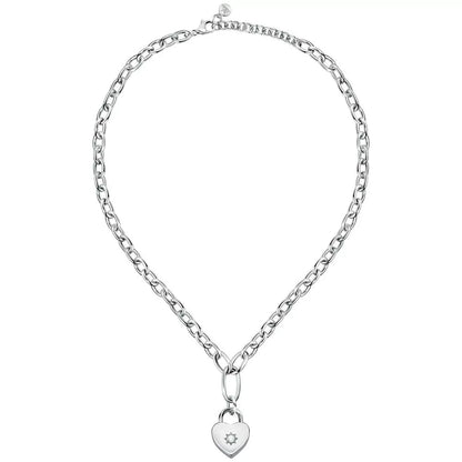 Morellato Collana In Acciaio Donna Pendente Cuore Lucchetto