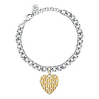 Bracciale Donna Morellato SAVA07 Incanto Acciaio Oro Cuore Cristalli Swarovski