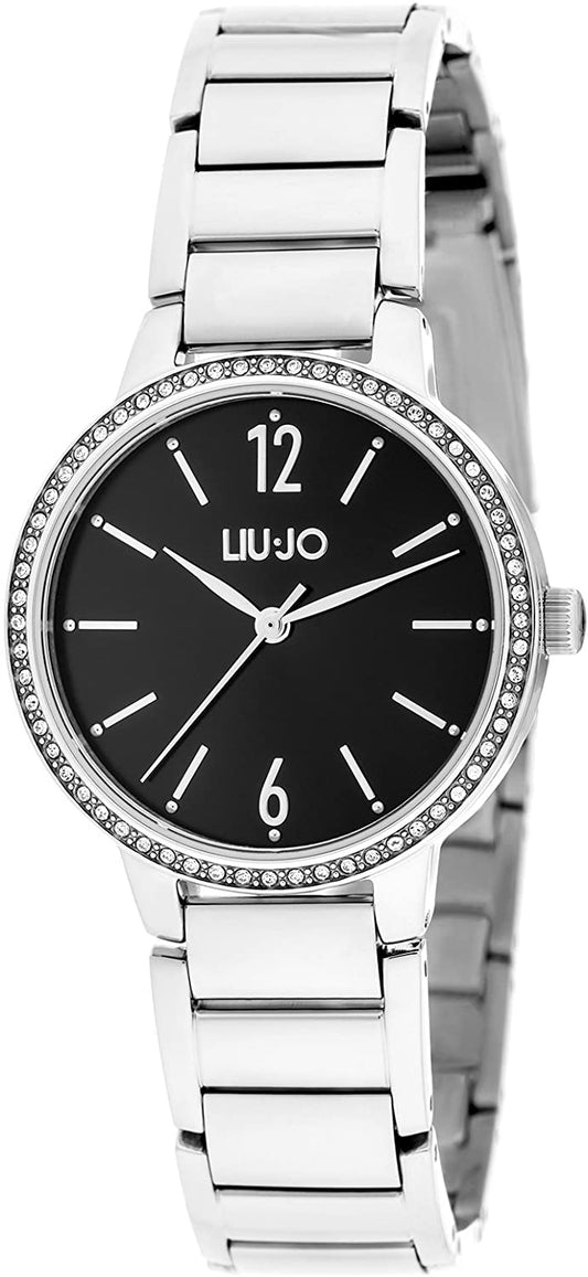 Orologio da polso donna in acciaio donna nero TLJ1278 quarzo LiuJo