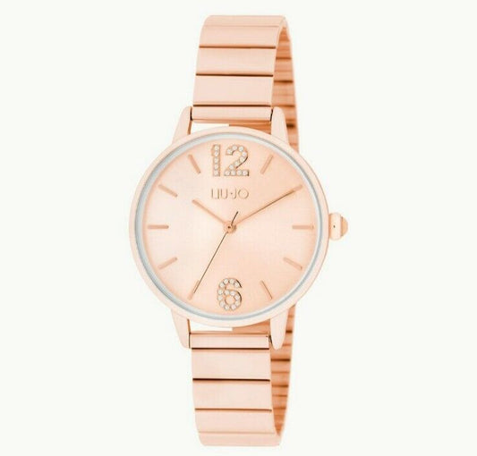 Orologio da polso donna in acciaio rosa Liujo Luxury quarzo moda casual