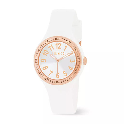 Orologio LIUJO Donna Quarzo Cinturino Silicone Bianco - TLJ1931