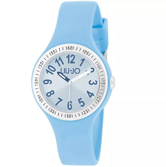 Liujo Orologio Al Quarzo Per Donna Cinturino In Silicone Azzurro Tlj1937