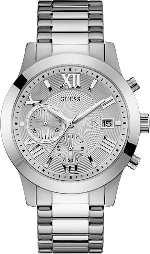 GUESS OROLOGIO IN ACCIAIO PER UOMO MULTIFUNZIONE W0668G7 DATA