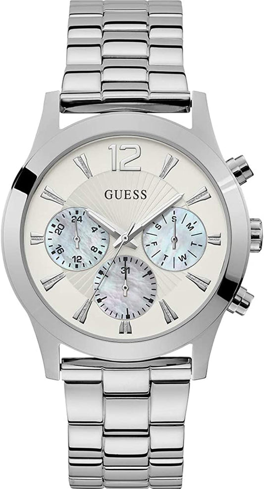 Guess Orologio AnalogIco Quarzo Donna con Cinturino in Acciaio Inox W1295L1