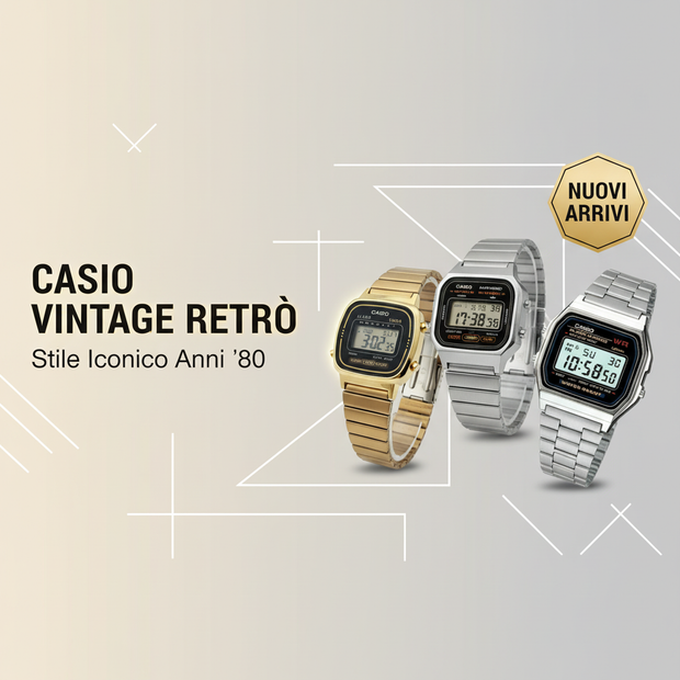 Banner Casio Vintage Retrò