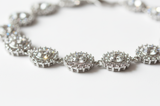 Close-up bracciale cristalli