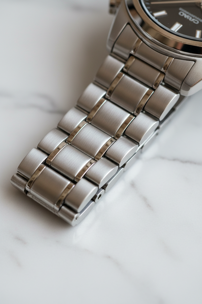 Dettaglio bracciale acciaio