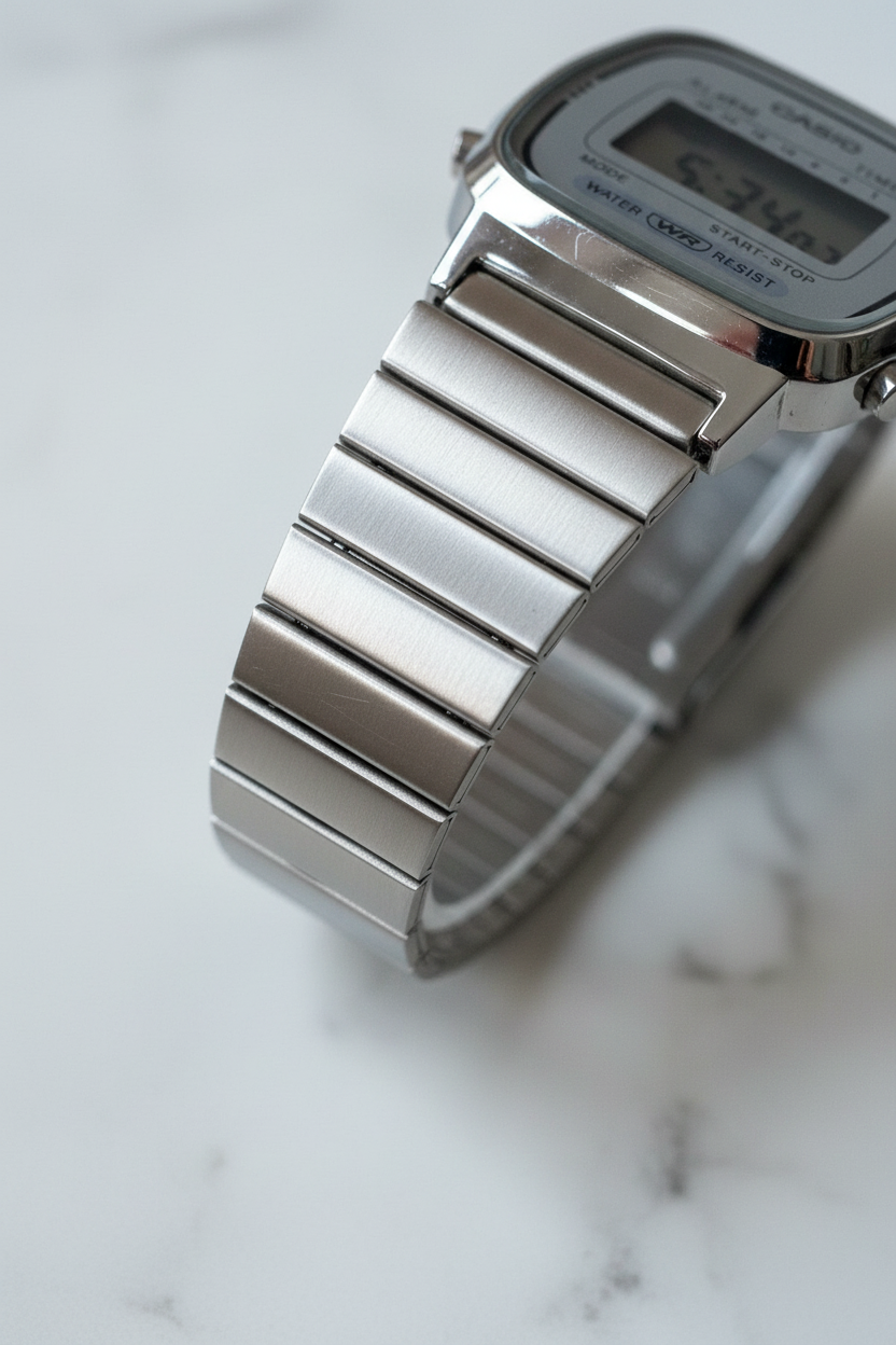 Dettaglio bracciale espansione acciaio