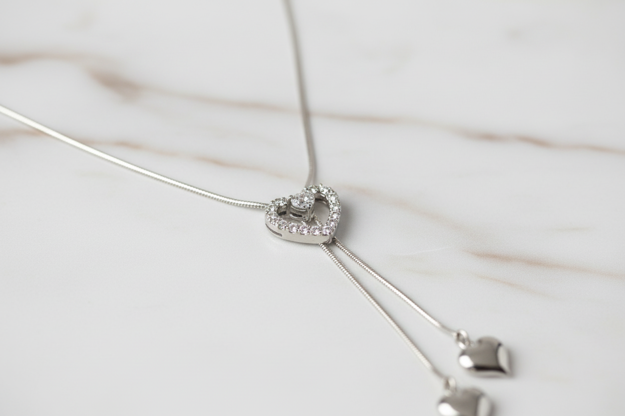 Dettaglio cuore con strass