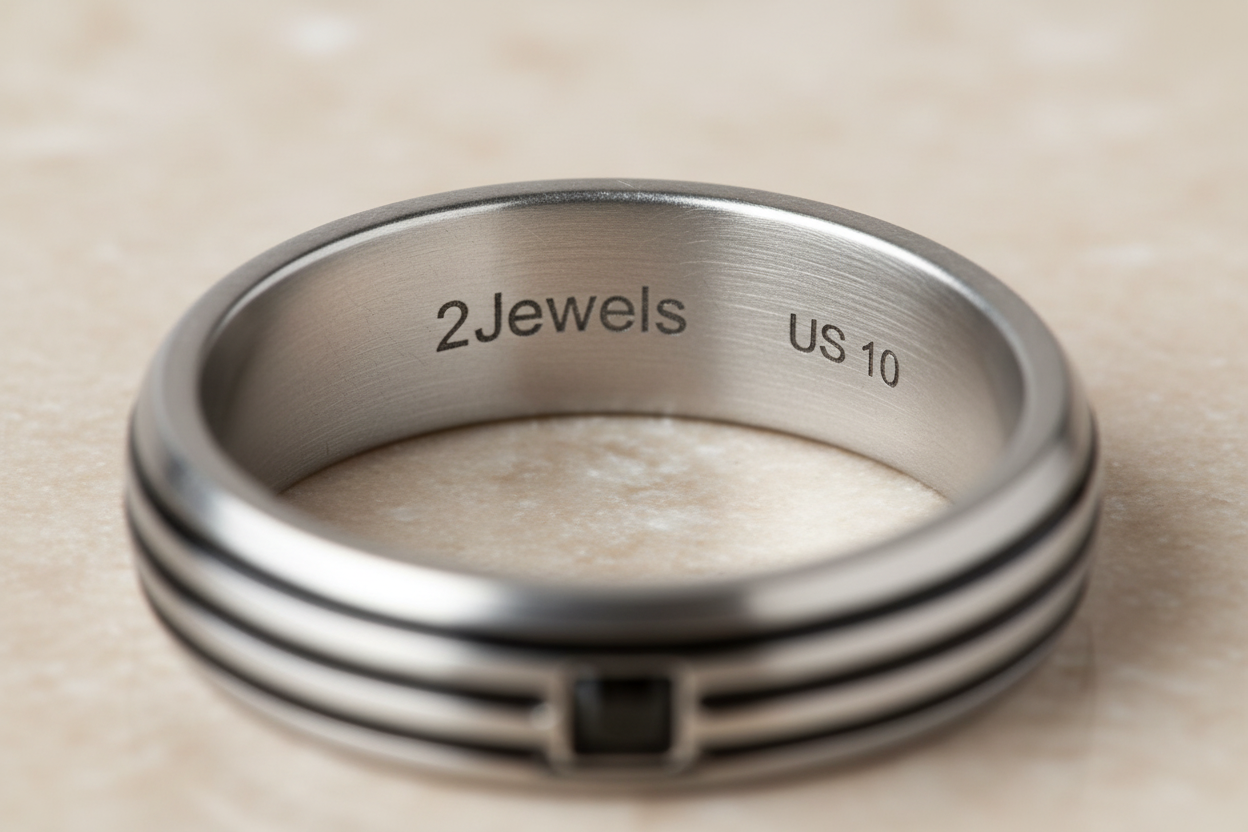 Dettaglio interno marchio 2Jewels