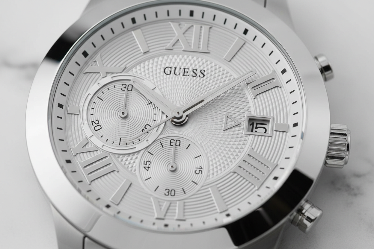 Dettaglio quadrante cronografo numeri romani