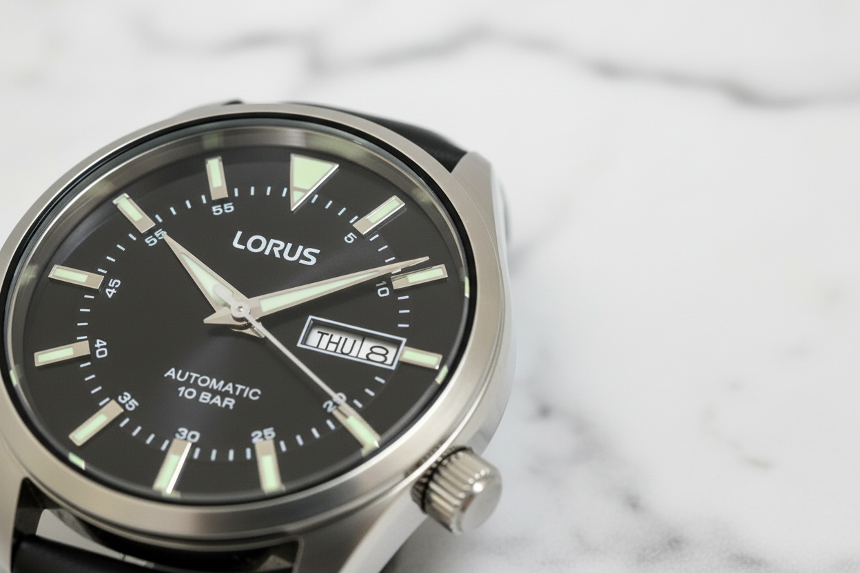 Dettaglio Quadrante Nero Day-Date