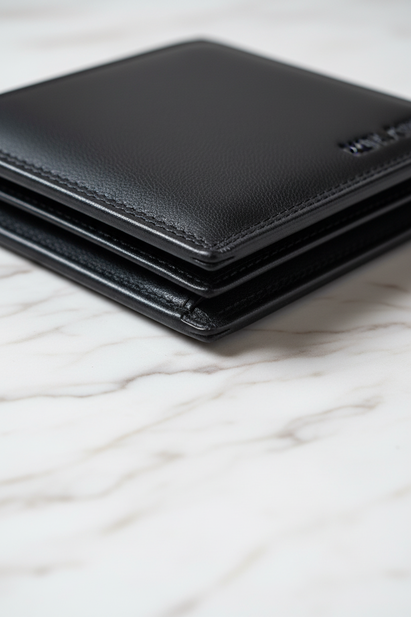 Dettaglio cuciture doppie e bordi lavorazione artigianale pelle