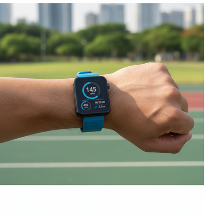 Smartwatch SMARTY 2.0 indossato durante workout fitness