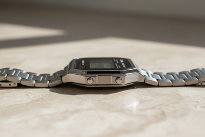 Profilo laterale vintage Casio digitale