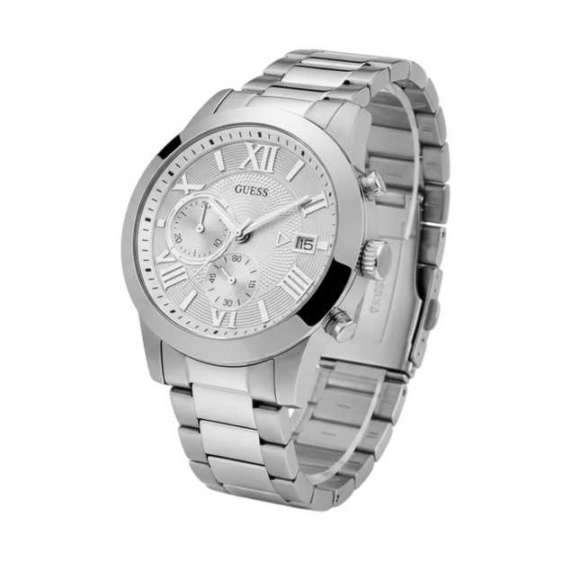 Orologio Guess Uomo W0668G7 Acciaio Nero Multifunzione 100M 45mm