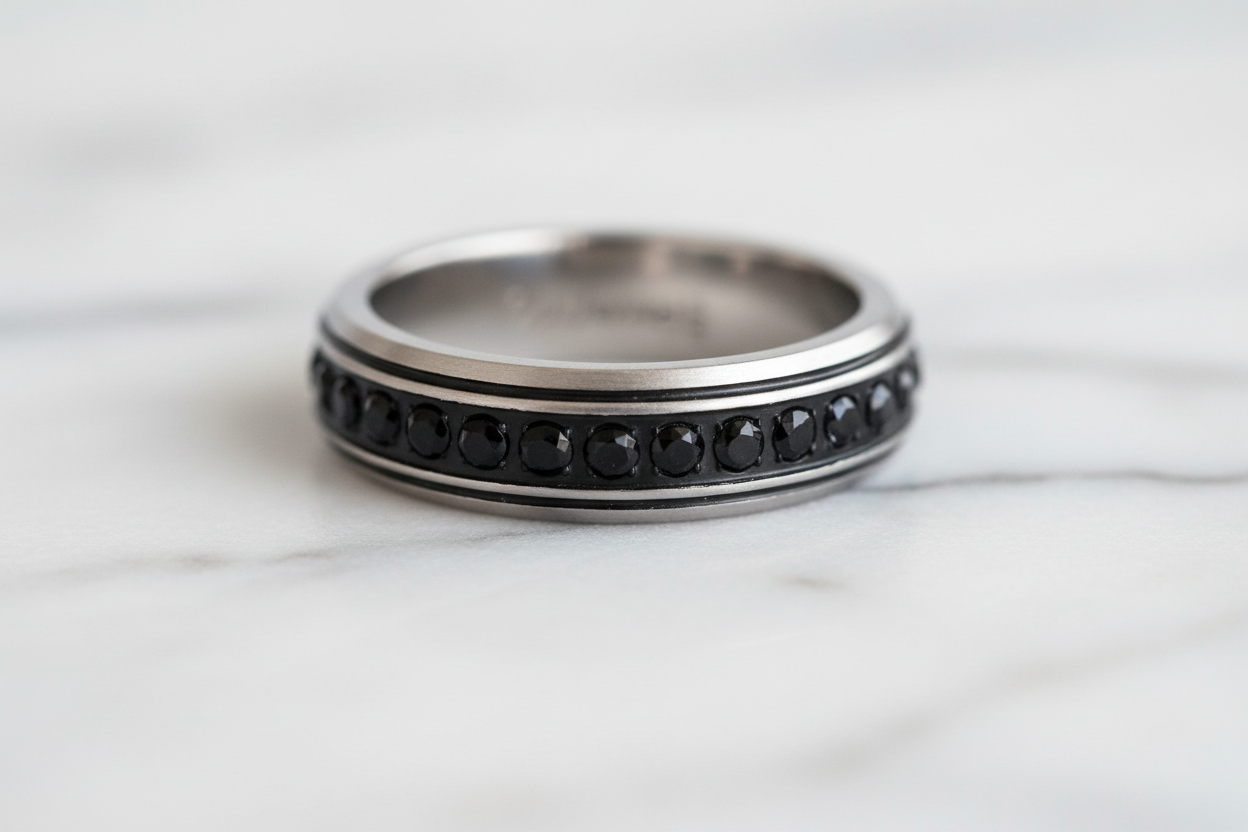 Costruzione acciaio inox cristalli neri qualità artigianalità