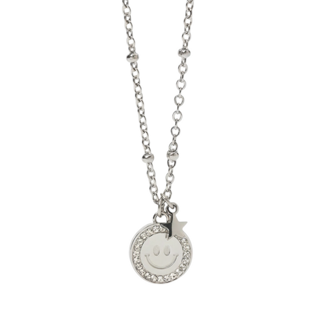 Collana 2Jewels acciaio ciondolo sfere ottimizzata sfondo bianco