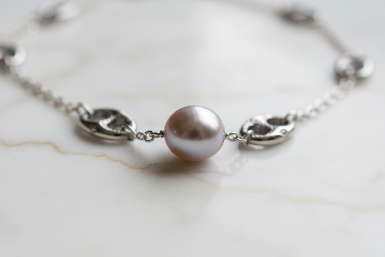 Dettaglio perla naturale - lucentezza e qualità