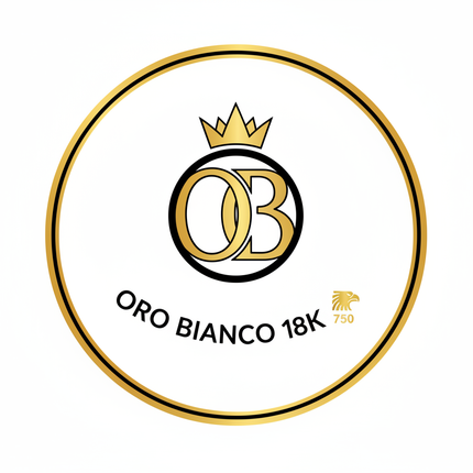 Oro bianco 18K qualità premium