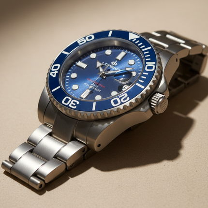 Dettaglio ghiera blu