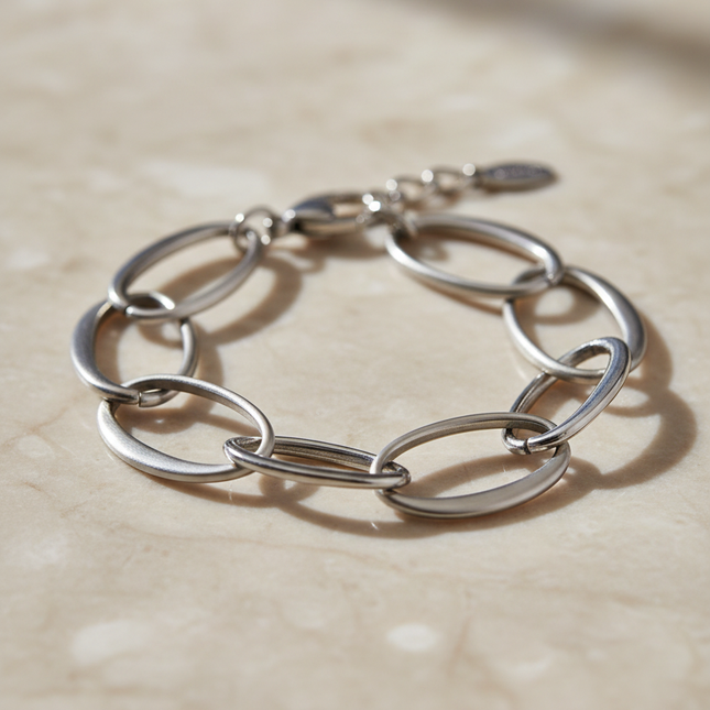 Pattern catena ovale bracciale 2JEWELS - design minimalista elegante