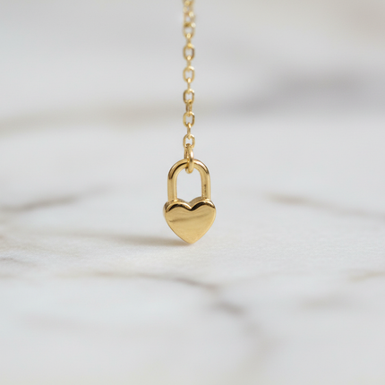 Macro ciondolo lucchetto cuore dorato orecchini Liu Jo LJ2141
