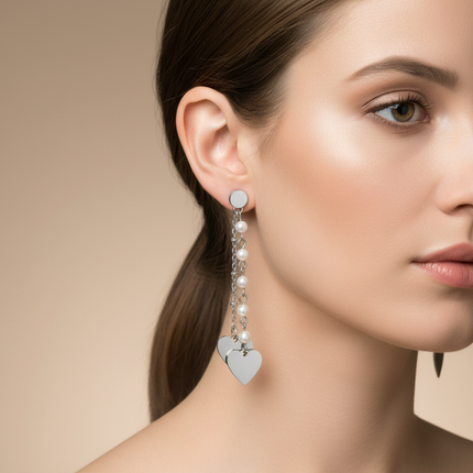 Orecchini 2Jewels perle donna indossati eleganti