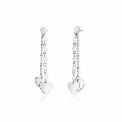 Orecchini 2Jewels acciaio perle ottimizzati sfondo bianco
