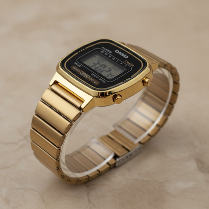 Profilo laterale vintage Casio LA670WEGA