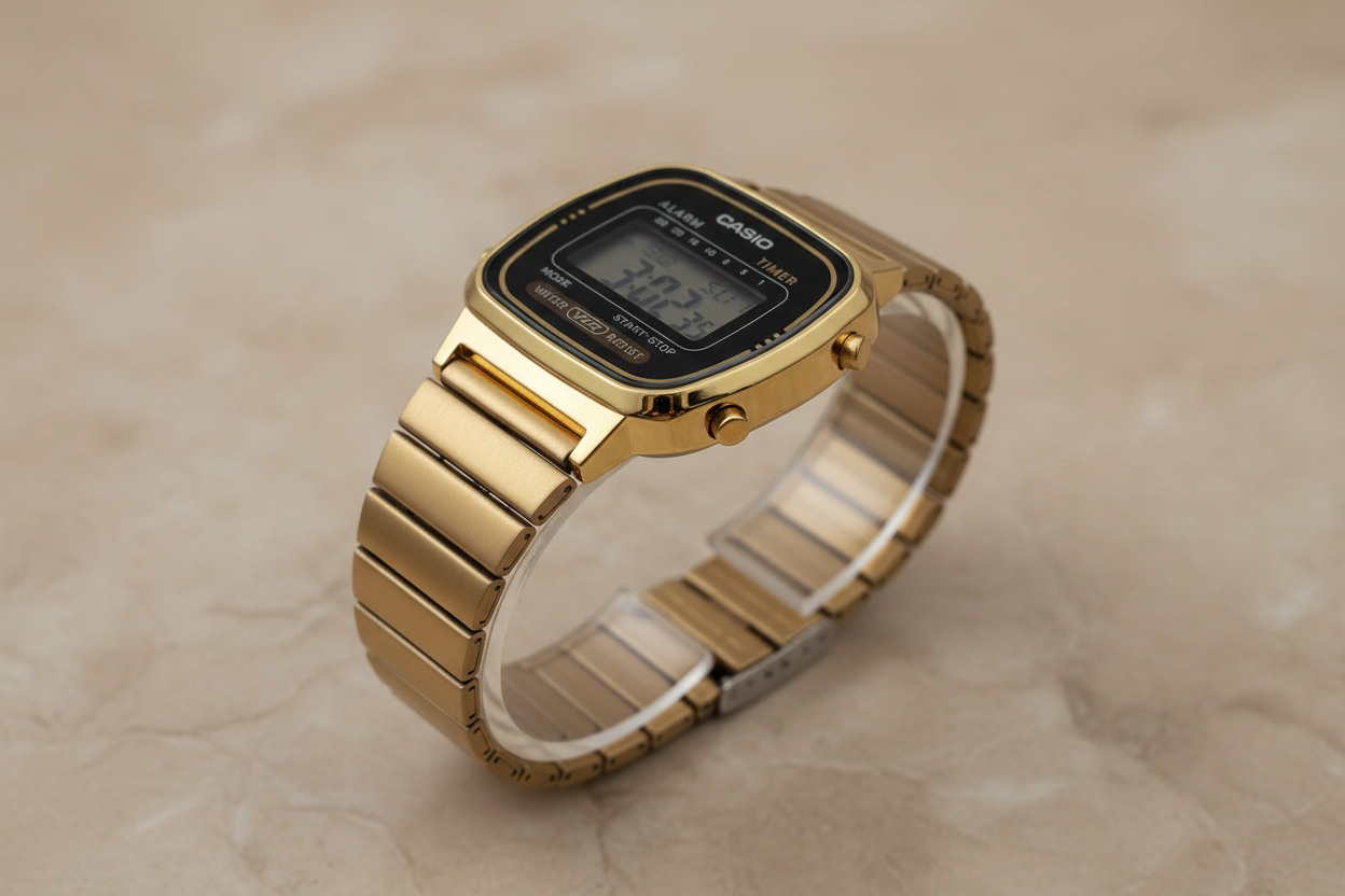 Profilo laterale vintage Casio LA670WEGA