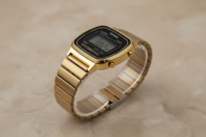 Profilo laterale vintage Casio LA670WEGA