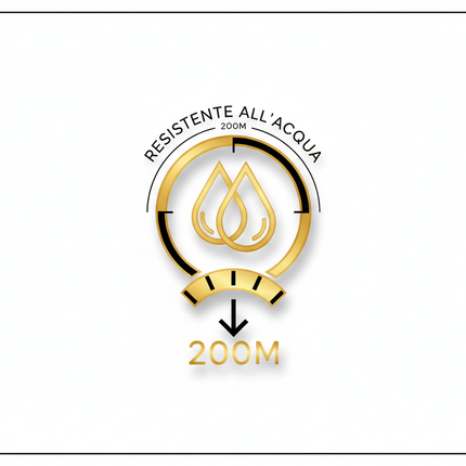 Resistente all'Acqua 200M - Icona Vantaggio
