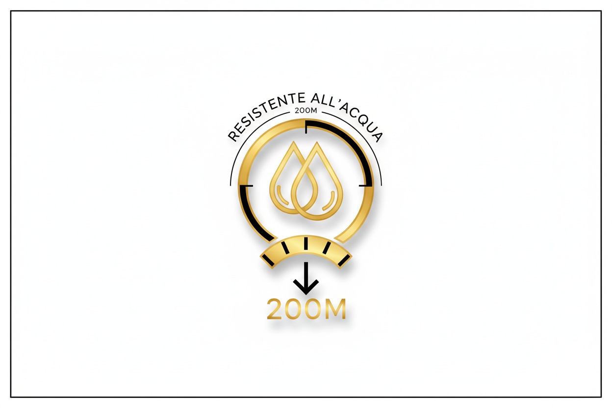 Resistente all'Acqua 200M - Icona Vantaggio